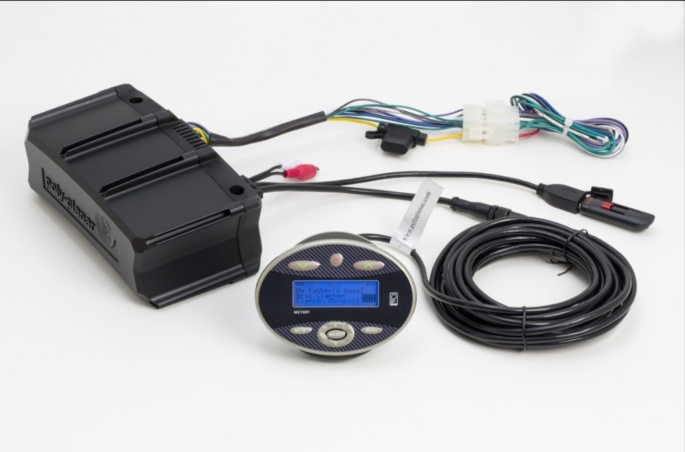 Poly Planar ME70BT Bluetooth Stereo System IPX6 Marine Amplifier with Headunit