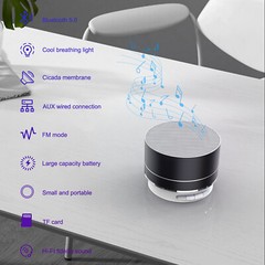 Mini Portable Bluetooth Speaker Rechargeable Wireless Stereo Bass USB/TF/FM Lot