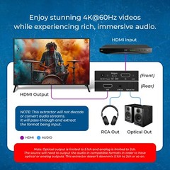 HDMI Audio Extractor Converter – SPDIF + 3.5mm Output (HDA-912)
