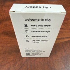 Cliq Pod Battery by Select (Rechargeable) Black NEW IN BOX Includes Charger