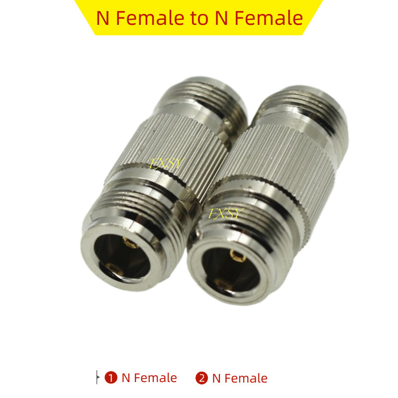 N Female to N Female RF Coaxial Converter Coax Adapter N-N F/F