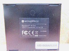 MONOPRICE Blackbird 4K Pro HDCP 2.2 to 1.4 Converter w/ AC Adapter — 15242