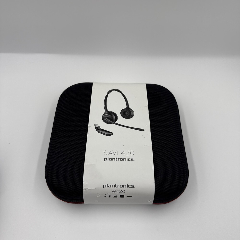 Plantronics Savi 410/420 Wireless Headset System with Case – Tested