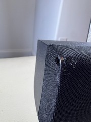 Bose Center Channel Speaker Horizontal Double Cube Black Acoustimass Lifestyle
