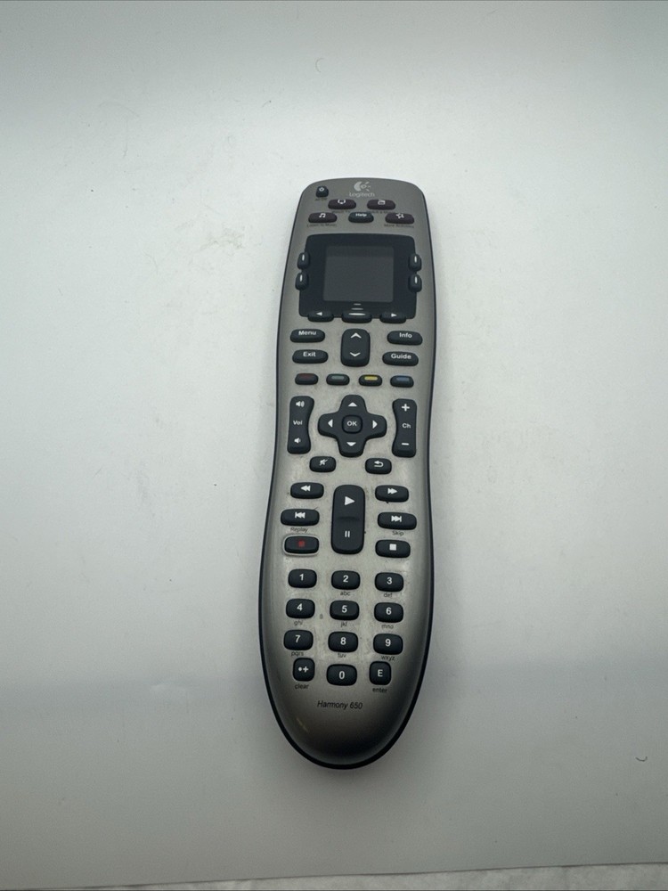 Logitech 915-000159 Harmony 650 Universal Color Screen Remote – Silver tested