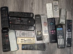 Lot of 17 Remote Controls Various Brands TV – UNTESTED
