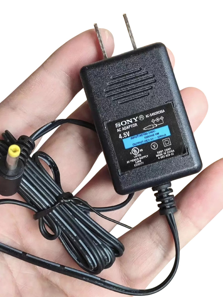 4.5V 500mA AC Power Adapter For Sony CD Discman DC 4.0mm*1.7mm