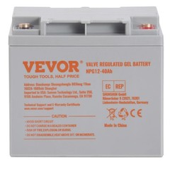 VEVOR Deep Cycle Battery 12V 40AH AGM Marine Rechargeable