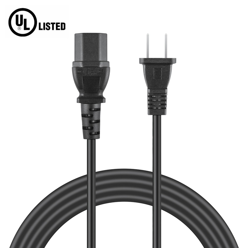 UL 2-Prong Power Cord For Focal CUB2 CUB3 SUB6 SUB 1000 F 700 V Subwoofers Cable