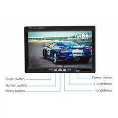 7″ Monitor Rear View Backup Camera Night Vision System for RV Truck Bus VAN US