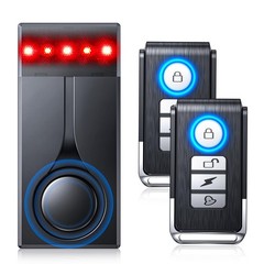 108dB Car Alarm System, Car Anti-Theft Vibration Sensor Alarm & Red Light, 2 …