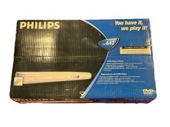 Philips DVD Player Progressive Scan / MPEG4 DivX Plays Music CD JPEG / MP3 / DVD