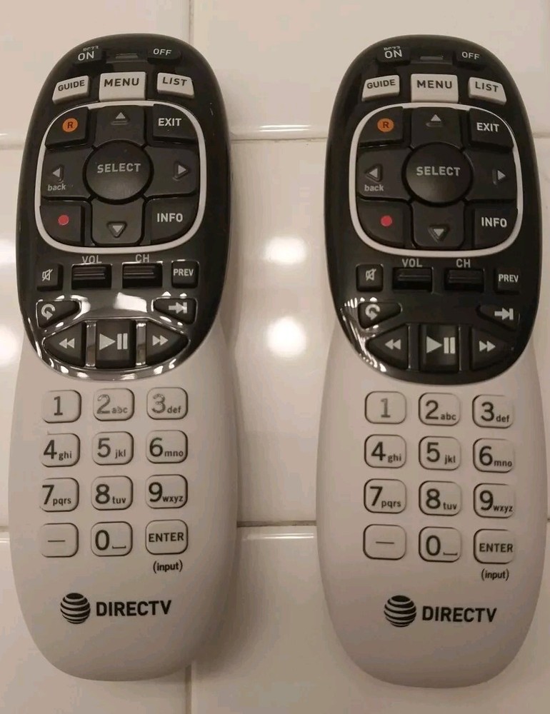 (SET OF 2) DIRECTV IR/RF Universal Ergonomic Genie Remote (RC73) Replacement