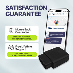 Lightning GPS OBD-II GPS Tracker for Vehicles – Cars Hidden GPS Tracking Device