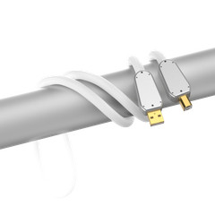 High-End Pure SILVER USB A to B Audio Cables USB 2.0 Interconnect Cable