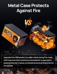 ECO-WORTHY 12V 280Ah 3584Wh Bluetooth Metal Case LiFePO4 Lithium Battery For RV