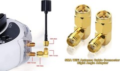 Gold-Plated SMA Male Female Adapters