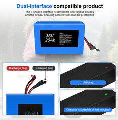 NEW 36V 20AH Lithium Battery BMS For Ebike Electric Bicycle Comes with a charger
