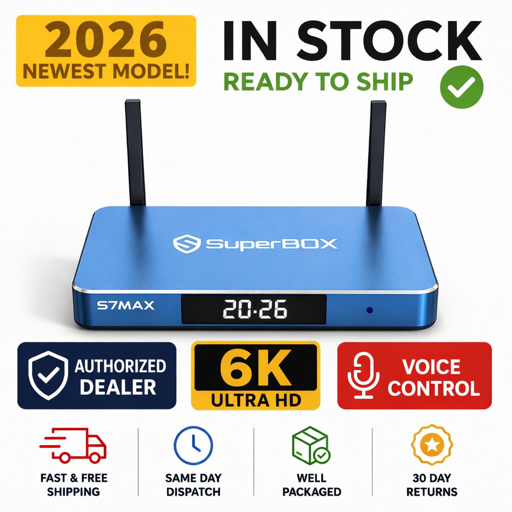 2026 SuperBOX S7 MAX – 24/7 Authorized Distributor + Fast Free Shipping