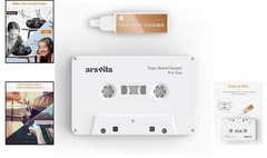Easy-to-Use Cassette Head Cleaner with Cleaning Solution for Crystal Clear Sound