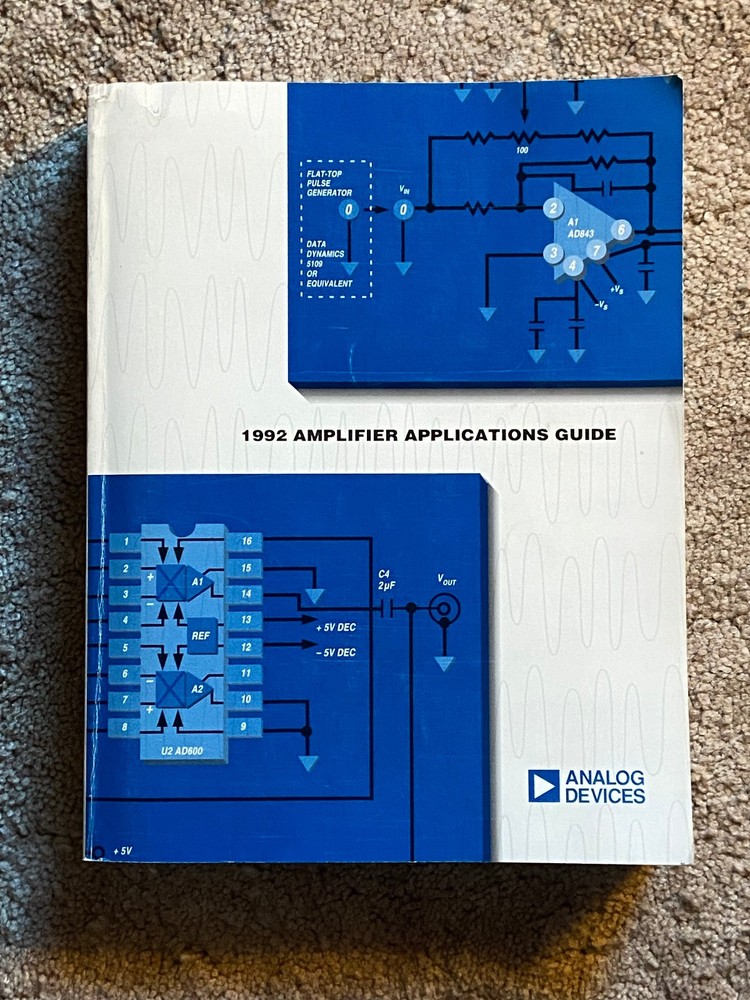 Analog Devices 1992 AMPLIFIER APPLICATIONS GUIDE Transducer Interfaces, Circuits