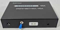1080p VGA Fiber Extender SC Stereo 3.5mm Jack Up to 20km Single-Mode 500m Multi