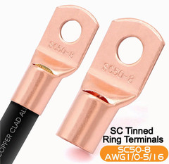 40FT 1/0 Gauge CCA Battery Cable w/ 20 Lugs & Heat Shrink for Amp Solar DC
