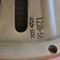 OXFORD 12″ ALNICO Speaker 12JB-58 465-102 16 ohm For Fender Amp & Others 1960’s