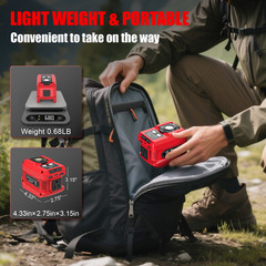 220W Portable Power Station for Milwaukee M18 Battery – Camping Inverter USB-C