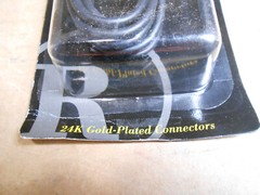 RADIOSHACK 42-2482 24K GOLD PLATED HEADPHONE EXTENSION CORD