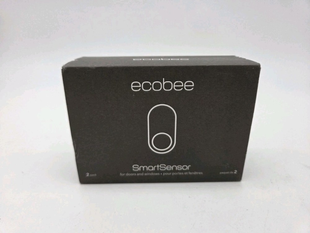 ecobee wireless Smart Sensor for Doors & Windows 2 Pack White EB-DWSHM2PK-01
