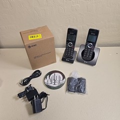 AT&T GL2101-2 DECT 6.0 2-Handset Cordless Phone with Call Block