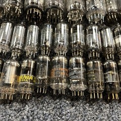 Vintage Vacuum Tube Lot Mixed Brands RCA GE Zenith Sylvania Untested 66+ Tubes