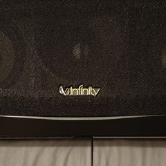 Infinity Black Center Channel Speaker Wired 8 Ohm 60W MPN NM0767-012811 C.M.M.D