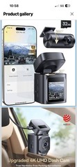 Baseus VD1 Pro Solar Dash Cam Front and Rear, 4K+1080P Dash Camer – SEALED