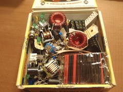 ONE POUND MISC. ELECTRONICS AND HARDWARE AS PICTURED