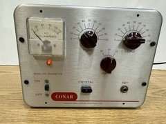 Conar 400 Mono Band Ham Radio Transmitter Crystal Key TESTED Works.