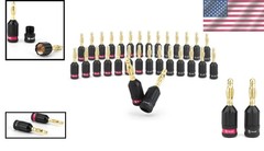 Secure Connection 10-18 AWG Banana Plugs