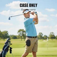 Case for Blue Tees Golf Ringer – Hard Protective Travel Carrying Black