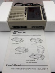 Califone Cassette Tape Player / Recorder 3132AV with Box 120V Working ✅ Open Box