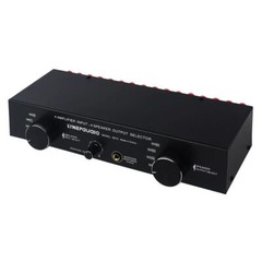 Selector Switcher Speaker Switch 4 Input 4 output Power Amplifier Speaker NEW