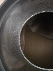 18″ Big roll Carbon Fiber Subwoofer Cone 3″ vcid Plus 7″ Carbon Fiber Dust Cap
