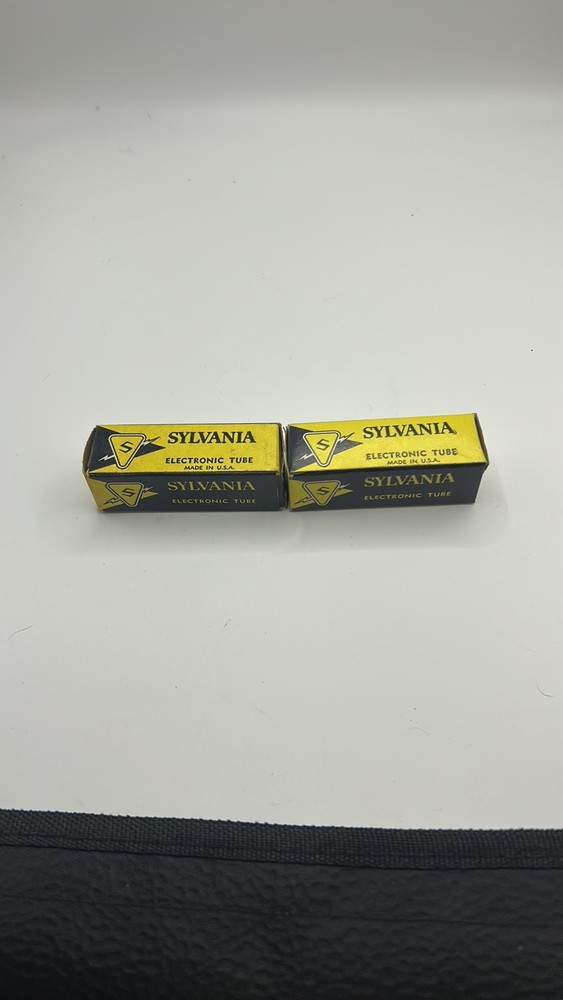 Vintage Sylvania Vacuum Tubes 12BE6 and 6AW8A New Old Stock