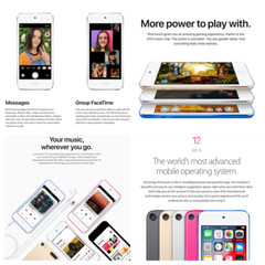 New Apple iPod Touch 6th/7th Generation 64/128/256GB MP4 Sealed All colors Lot