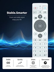 Remote Control For Unblock Tech UBOX10 UBOX11 TV Box With Voice