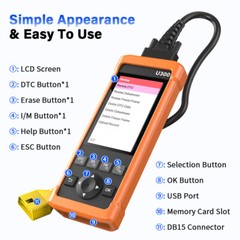 LAUNCH OBD2 Scanner Engine Fault Transmission Code Reader Car Diagnostic Tool