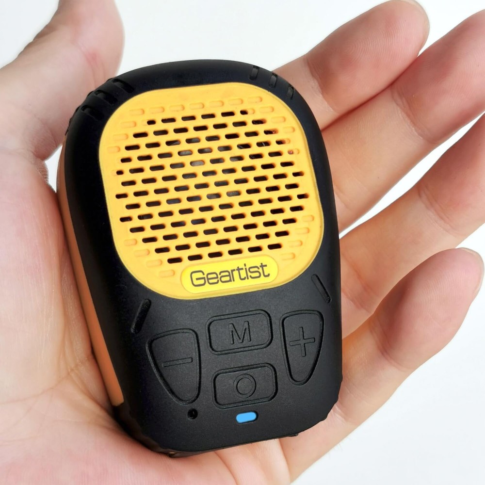 Truck Farm Speaker, Clip-On Wireless Jobsite Portable Speaker, Up to 30 Hours