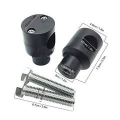 Handlebar Risers With Clamps, 25mm 1.0in Universal Circular Handlebar Riser