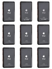 Apple iPod Classic Replacement Mod Parts Clickwheel Battery Faceplate Back LCD