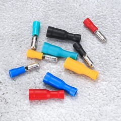 100 Pcs Bullet Connectors Kit, Insulated Bullet Connectors Terminals Female and